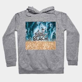 Sea gold glitter Hoodie